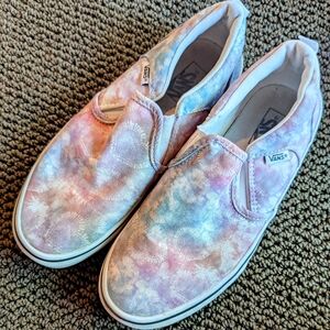 Vans Pastel Tie-Dye Slip-On Shoes